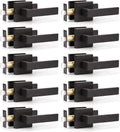 KNOBWELL Premium Oil Rubbed Bronze Door Handle Passage Door Lever Heavy Duty Door Handle Set, Closet Door Levers for Left or Right Handing, Easy Installation 10 Pack 2.07 lb One Lever