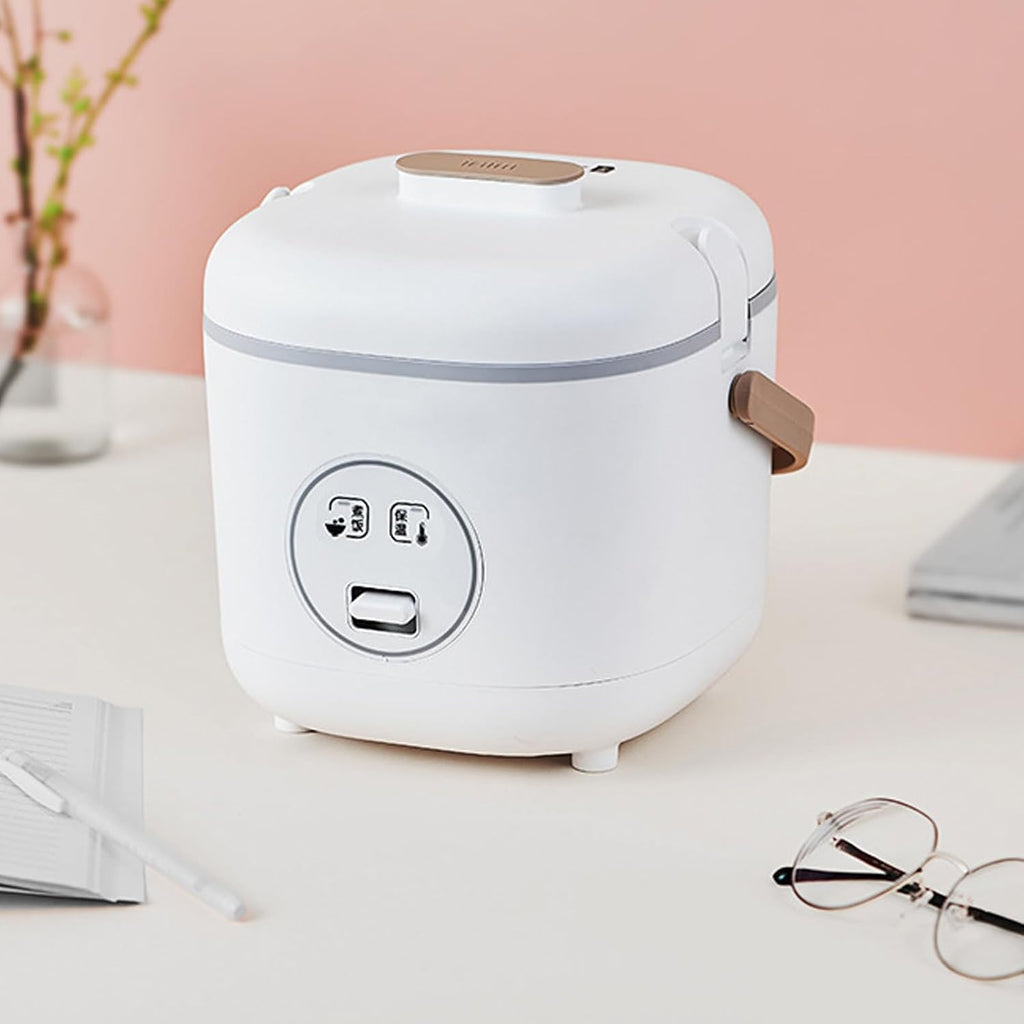 Rice Cooker, Ceramic Non-Stick Inner Pot, 1.2L Capacity, Suitable for 1-3 People, Multi-Function Household Small Portable Smart Cooker