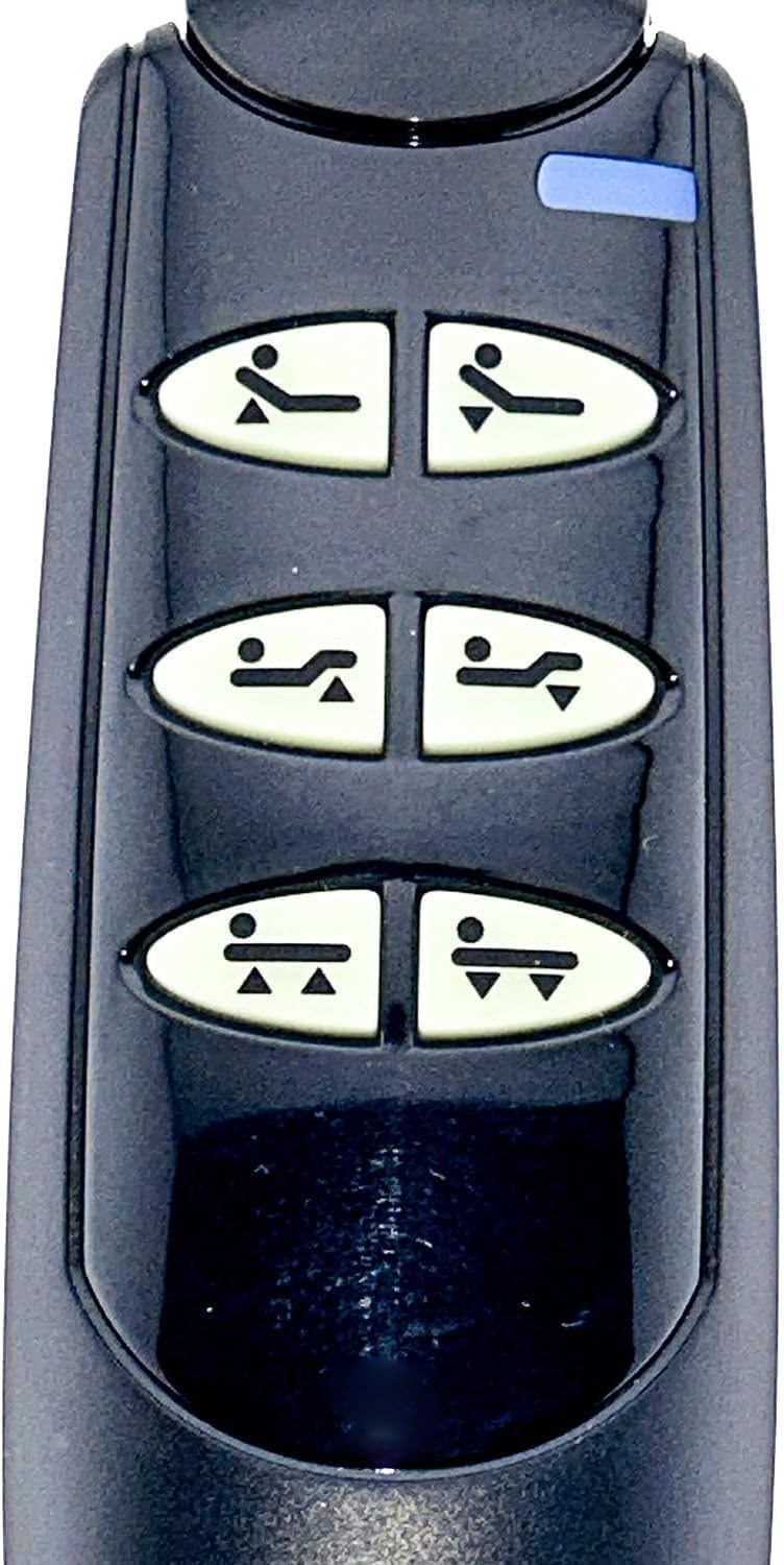 6 Button 7-Pin Hand Control Pendant for The Drive Medical Ultra Light Delta Bed (15033 & 15235) - Replacement Remote Compatible with Listed Model Hospital Beds Only, Drive PN 15033HC-G