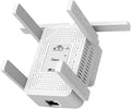WiFi Extender Signal Booster Dual Band 5.8GHz&2.4GHz, w/6 Antennas WiFi Booster for Home Coverage up to 10200 Sq.ft, Signal Amplifier 1200Mbps WiFi Repeater w/Ethernet Port, 1-Tap Setup, White