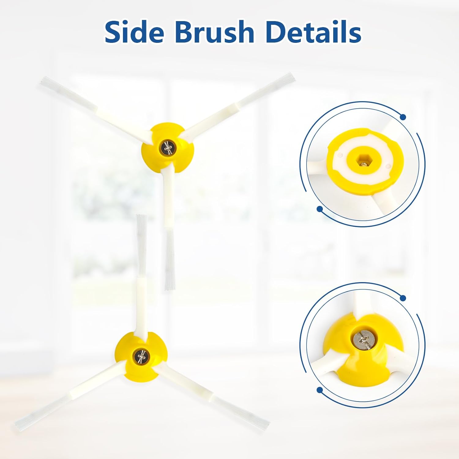 Replacement Parts for iRobot Roomba 600 Series 694 692 675 690 671 677 680 660 665 651 650 614 & 500 Series 595 585 564,1 Bristle and Flexible Beater Brush, 3 Filters, 8 Side Brushes
