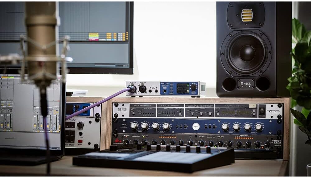 RME Fireface UCX II Desktop 20x20 USB Audio/MIDI Interface Bundle with Ferrofish Pulse8 AE 8x8 AD/DA Converter with ADAT