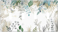 Green Tropical Palm Leaves Flower Plants Hummingbird Light Switch Covers Quad Toggle Electrical Faceplate 4 Gang Wall Plate Decorative Switch Plates for Bed Room Living Room Decor