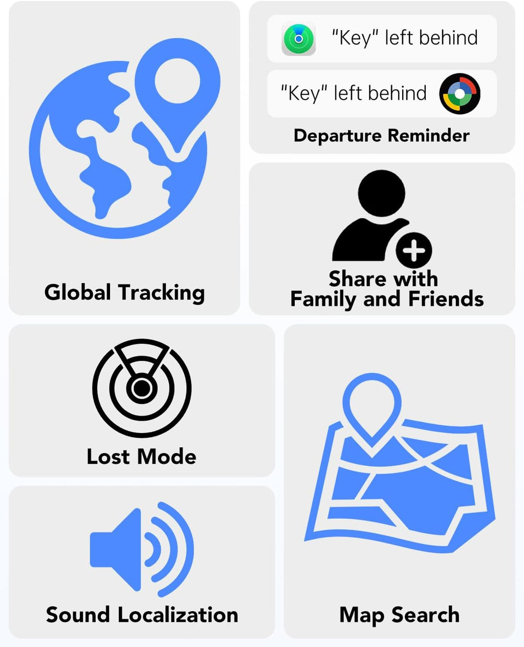 4 Pack Dual System Tracker for iOS and Android Bluetooth Tracker Smart Tags Compatible with Apple Find My (iOS) & Google's Find Hub(Android) for Keys, Luggage, Wallet, Vehicles