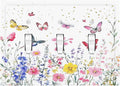 Decorative Switch Plates Watercolor Floral Butterfly Colorful Wildflower 3 Gang Wall Plate Triple Toggle Light Switch Cover Faceplate Electrical Wall Panels For Bed Room Living Room Decor