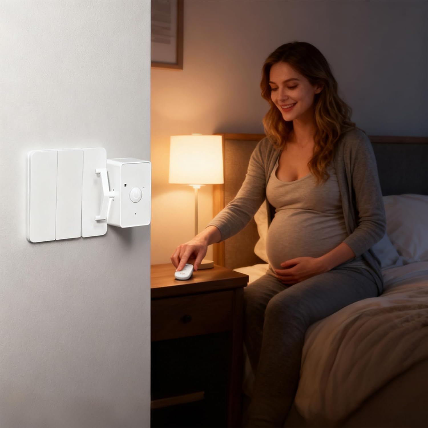 Finger Bot Controller - Compact Wireless, Automatic No Wiring Control, Smart Light Button Pusher, Quick Touch Activation Supporting Daily Comfort | Reliable Device Assistance For Home Office