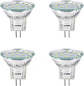 3W MR11 LED Landscape Light Bulbs, Low Voltage 12V 20W Halogen Replacement for Outdoor Landscape Spotlight and Track Light, GU4 Bi-Pin Base, Daylight White 4000K, Non-Dimmable, (Pack of 4)