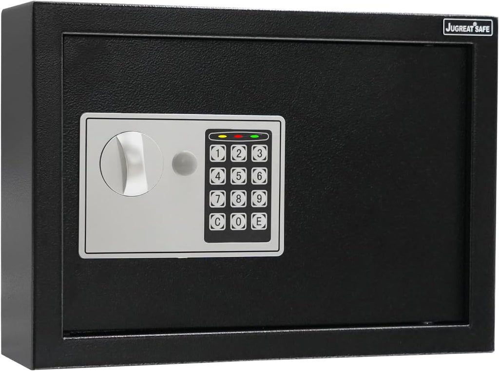 JUGREAT 60 Keys Cabinet with Sensor Light,Electronic Key Safe,Pin Code Keyless Storage Box for Keys,Secure Wall Mount Safe with 60 Key Tags