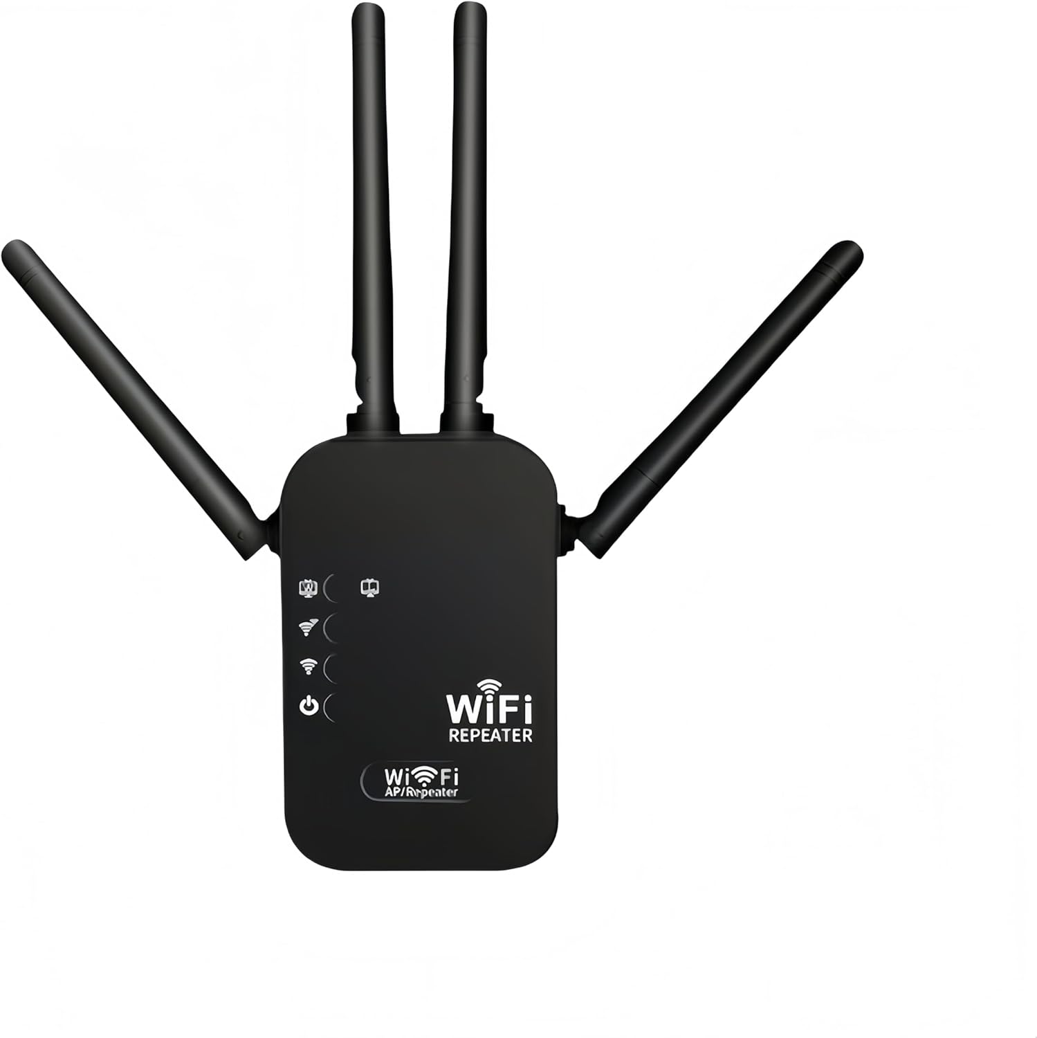 300Mbps WiFi Extender Signal Booster,WiFi Extender Dual Band for Home，New Gen 6X Faster Internet Booster Extender, WiFi Repeater Coverage up to 10K sq.ft and 65 Devices （Black）