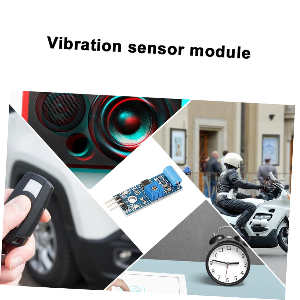 Luxshiny 10pcs Normally Closed Type Sensor Module Alarm System for Theft and Earthquake Detection Microcontroller Compatible Low Level Output Trigger