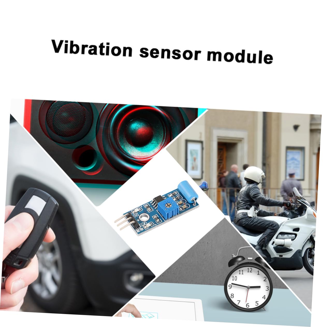 Luxshiny 10pcs Normally Closed Type Sensor Module Alarm System for Theft and Earthquake Detection Microcontroller Compatible Low Level Output Trigger