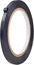MAT Vinyl Marking Tape Black - 1/4 inch x 36 yds. for Safety Floor Marking (School Gym, Restaurants, Warehouse), Dance Floor Splicing, Pinstriping Cars & Boats