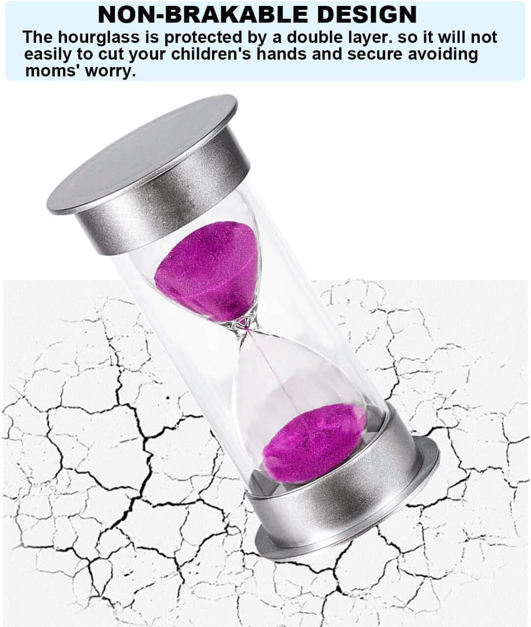 SuLiao 5 Minute Purple Plastic Sand Timer