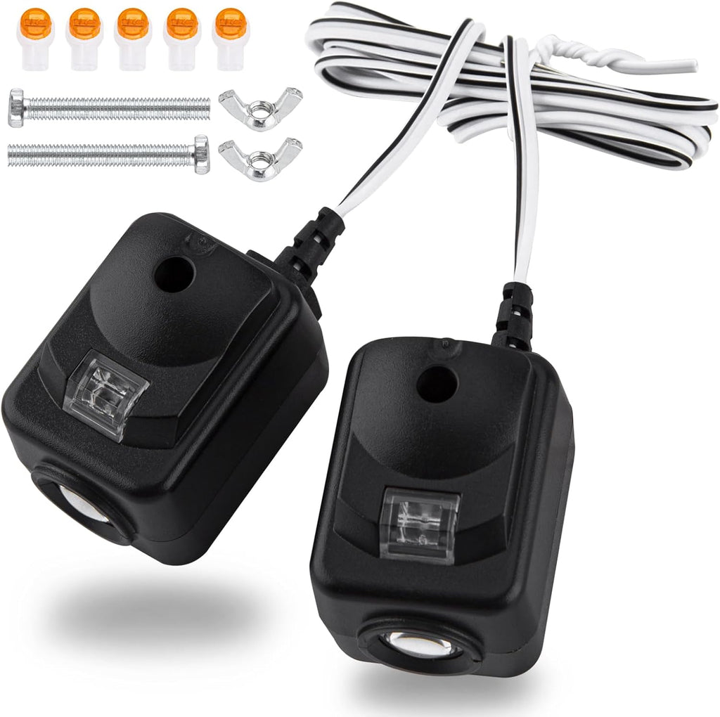 820CB Garage Door Sensor, Safety Sensor Kit Compatible with Chamberlain Liftmaster Sears Craftsman Garage Door Opener Made After 1997. Replacement 41A5034 G801CB-P 801CB 041-0136