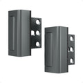 2Pack Home Security Door Reinforcement Lock Childproof, Door Locks for Kids Safety, Door Lock Latch Stopper for Front Door Inside Top of Door, Aluminum Construction Finish