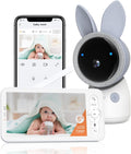 ARENTI 4MP 2.4G&5G WiFi Baby Monitor with Camera and Audio, Night Light, Auto Traking, Cry&Motion Detection, Temperature Sensor, App Control