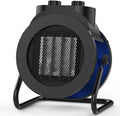 1500W Electric Space Heater with 90 Adjustable Angle, Overheat Protection, Heater for Garage, Office, Indoor Use