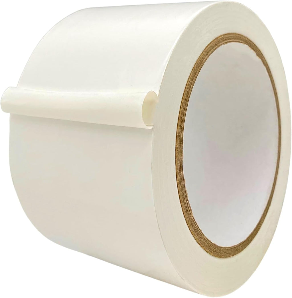 MAT Vinyl Marking Tape White - 3 inch x 36 yds. for Safety Floor Marking (School Gym, Restaurants, Warehouse), Dance Floor Splicing, Pinstriping Cars & Boats