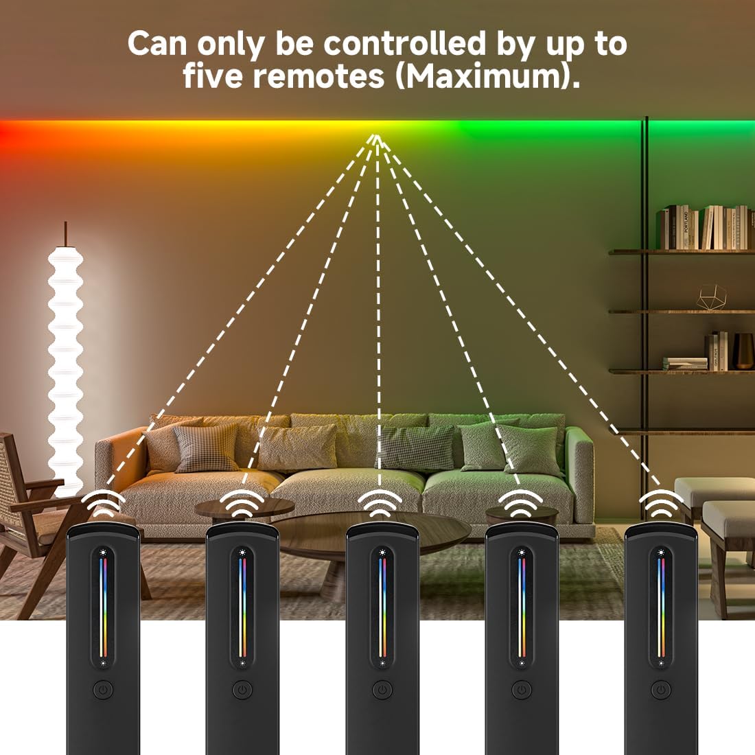 BTF-LIGHTING RF 2.4GHz Wireless Remote RC09RFB & C03W 2.4GHz Tuya WiFi Controller Kit Alexa Google Home Color Adjustment APP Control for RGB PWM 5050SMD FCOB (+ R G B) 4PIN LED Strip DC12V DC24V