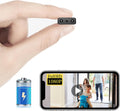 Smallest Wireless WiFi Battery Camera,HD1080P Concealed Camera,Portable Video Recording Live Feed,Smart Baby Monitor with Night Vision,Motion Detection,Cloud Storage for Security with iOS Android APP