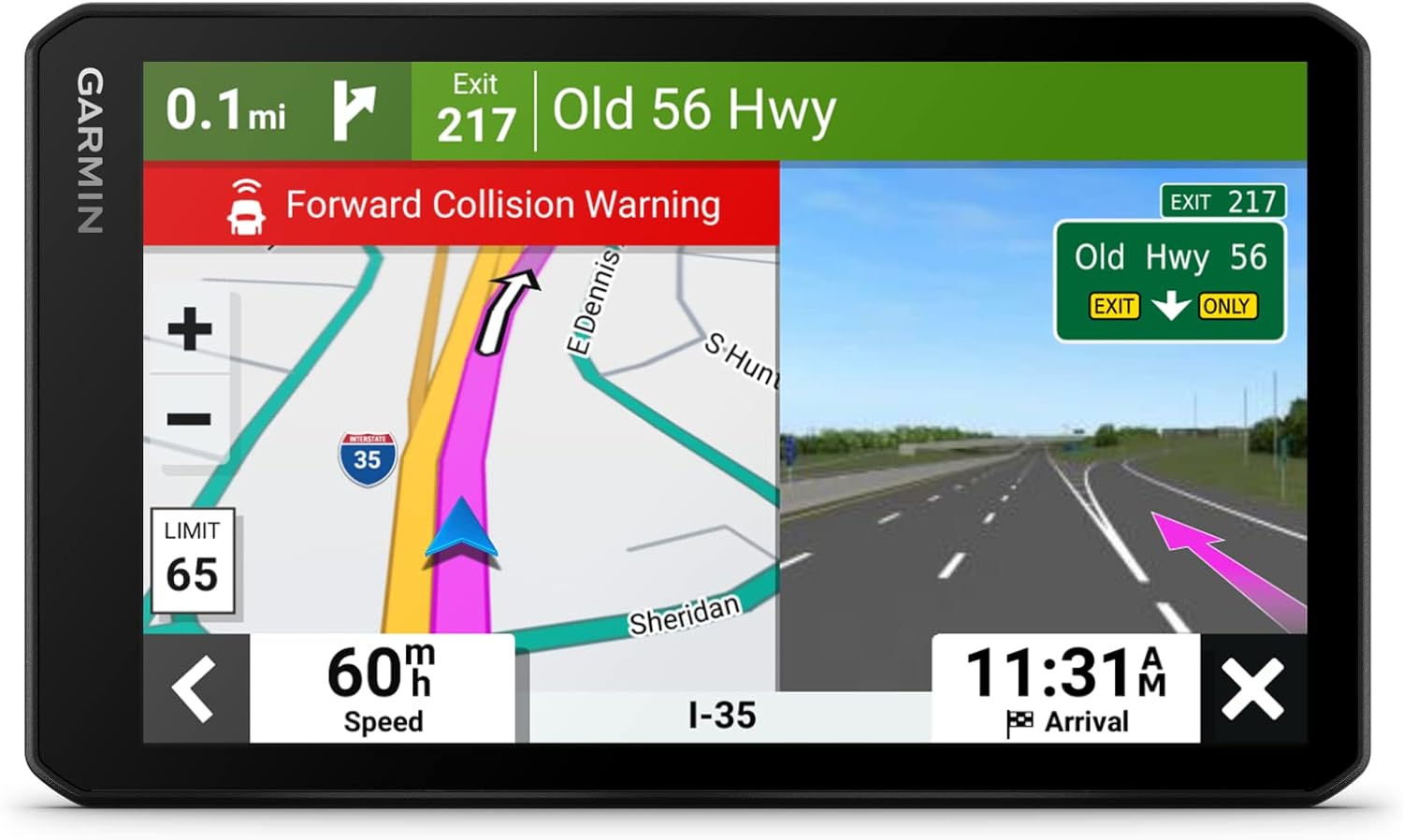 Wearable4U - Garmin RV Cam 795, Large, Easy-to-Read 7 GPS Navigator, Built-in Dash Cam, Automatic Incident Detection, Custom RV Routing with Power Pack Bundle