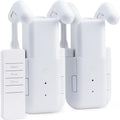 Automatic Curtain Opener 2 Pack: Smart Electric Curtains Closer Robot with Remote Control｜No Drill Quiet Motor｜Compatible for Roman Rods, T & U Tracks｜Long-Lasting Battery for Bedroom & Home