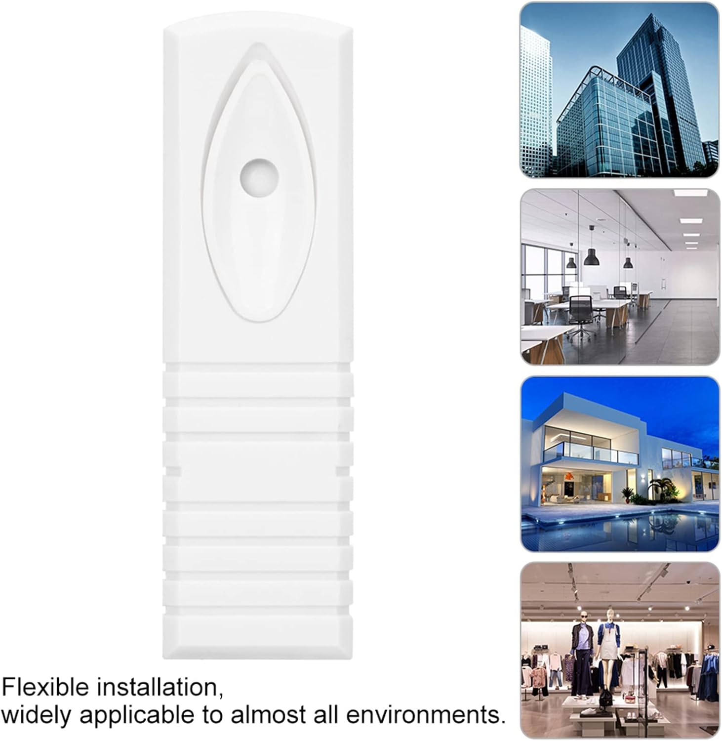 Wired Photoelectric Vibration Alarm Sensor, Home Security Detector Alarm Sensor, Wired Smart Glass Break Detector for Providing Rugged Data Protection