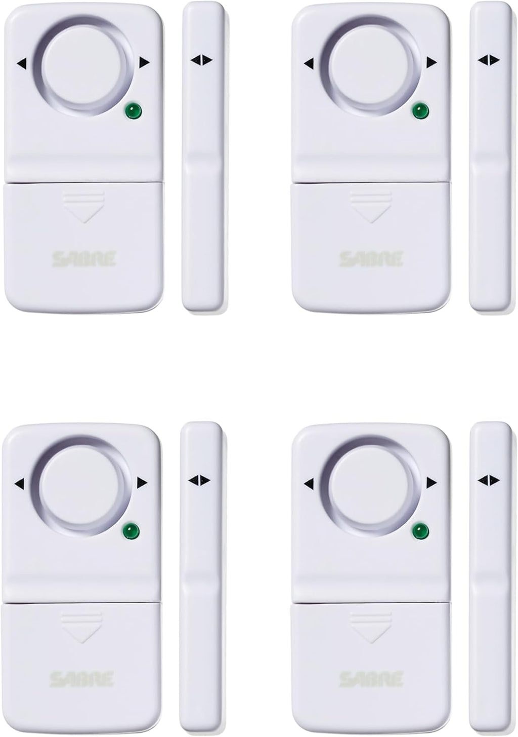 SABRE Wireless Home Security Door Window Burglar Alarm with LOUD 120 dB Siren, DIY EASY to Install