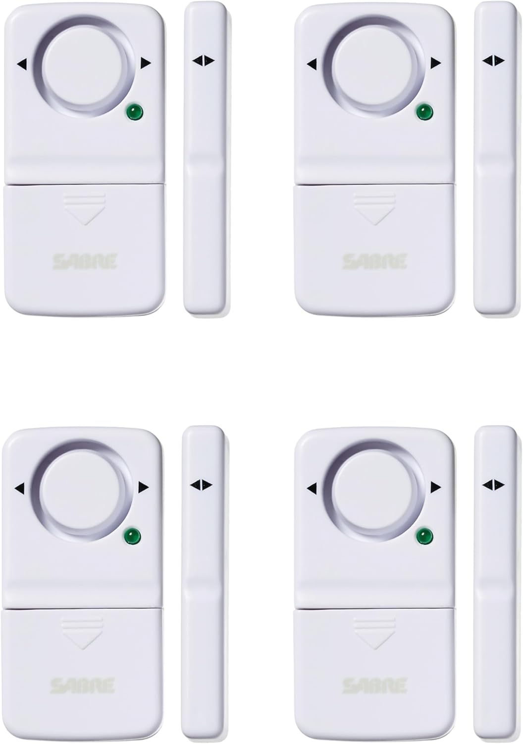 SABRE Wireless Home Security Door Window Burglar Alarm with LOUD 120 dB Siren, DIY EASY to Install
