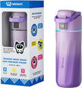 BOOST Smart Water Bottle with Reminder & Tracker, 16oz Kids Water Bottle for School, DIY Refrigerator Magnets, BPA-Free Vacuum Insulated Stainless Steel, Ideal Gift for Christmas, New Year