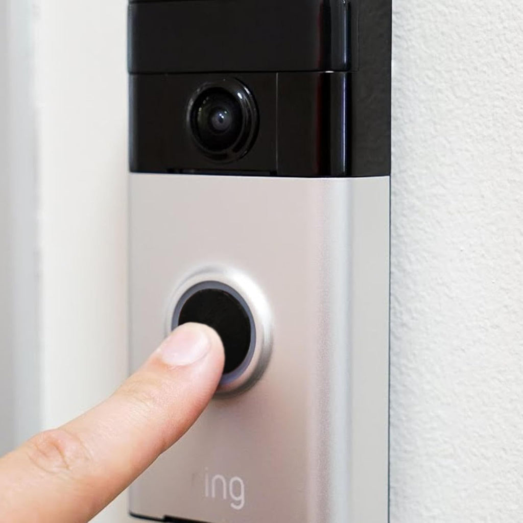 PIAOLGYI Replacement Button for Ring Video Doorbell Plus,Accessories Compatible with Ring Doorbell(Black)