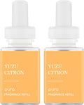 PuraHome Scent Refill - Smart Home Air Diffuser - Up to 120-Hours of Luxury Fragrance per Refill - Home Essential - Clean & Safe Diffuser Fragrance - 2 Pack, Yuzu Citron