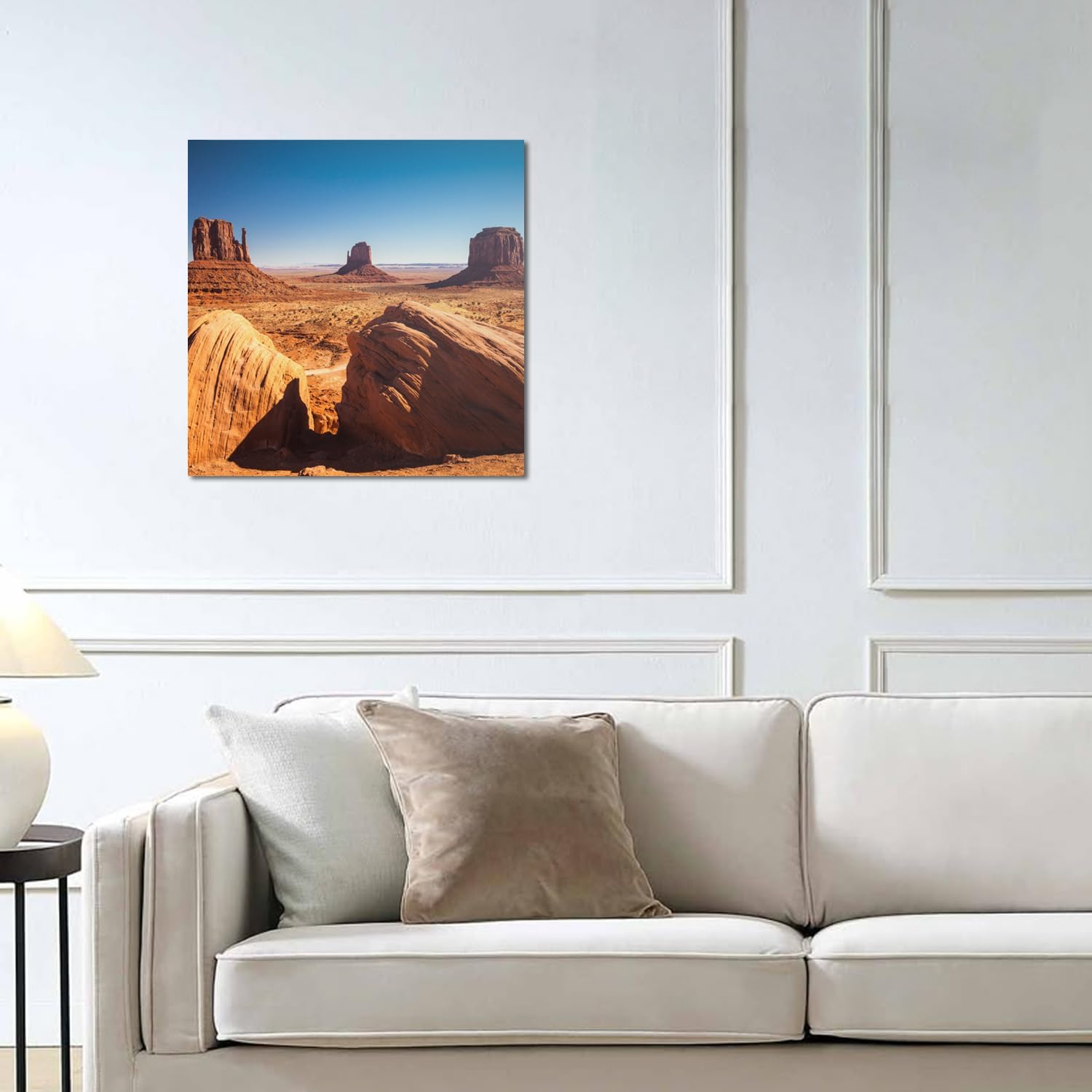 YXIMOX Custom Art Print on Premium Canvas, Personalized with Your Image or Design, Large Wall Decor for Living Room, Office, Bedroom, Custom Canvas Artwork(Unframe) (Unframe, 12"x12")