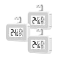 Elitech 3Pack Fridge Thermometer Digital Freeze Refrigerator Thermometer Waterproof Large LCD Display Max/Min Record Function TM-2T