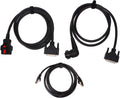 Diagnostic Extender Cable Kit for, OBD2 16pin Extension Cable, 14pin Connection Network Cable, Plug and Play Scanner Adapter with ABS Material for Car Diagnostic Tool