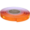 Non Fading Orange Reflective Tape Outdoor Waterproof 1 inch Wide, High Visibility Industrial Marking Tape, Safety Adhesive Stickers (168 feet)