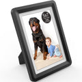 Black 5x7 Picture Frame with Acrylic Front 1 Pack, ABS Frame for 5x7 or 4x6 Photos, Shatterproof UV-Resistant Tabletop Photo Frame, Vertical/Horizontal Display for Home Décor
