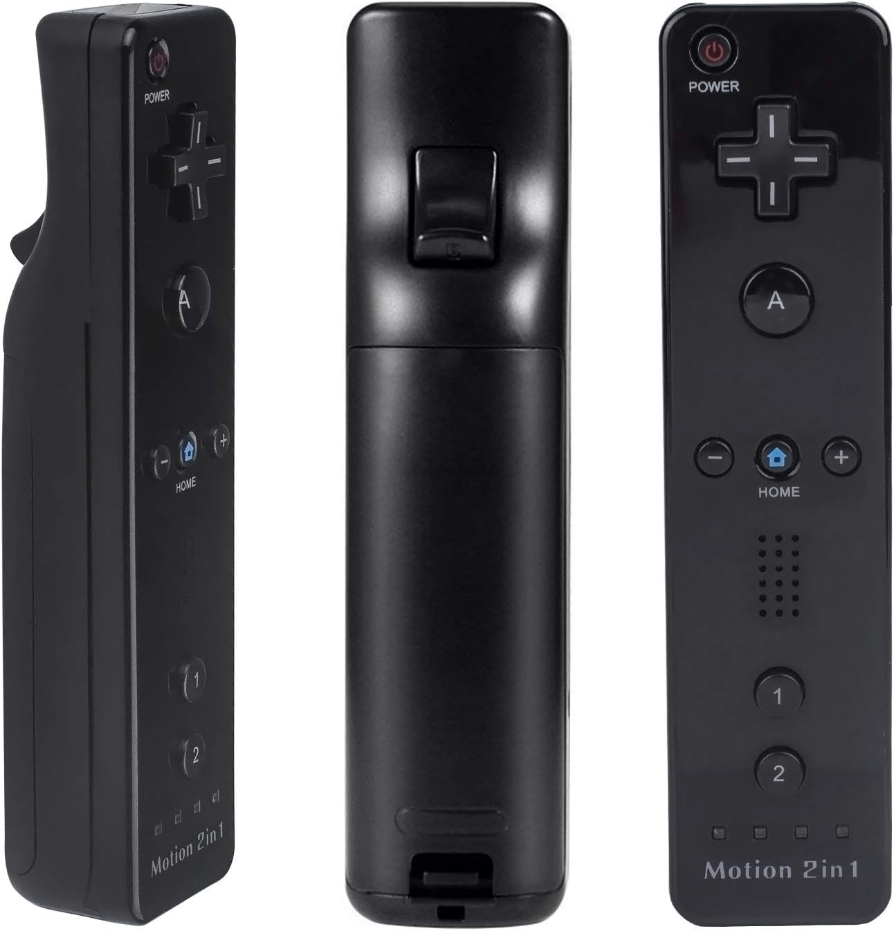 Motion Plus Wii Controllers 2Packs with Nunchucks, Wii Remote Controllers Compatible for wii and Wii U with Built in Motion Plus