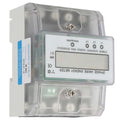 3 Phase Power Meter DTM024 Digital LCD Display Energy Meter Electric Kilowatt Hour Meter, 220/380V 5-80A