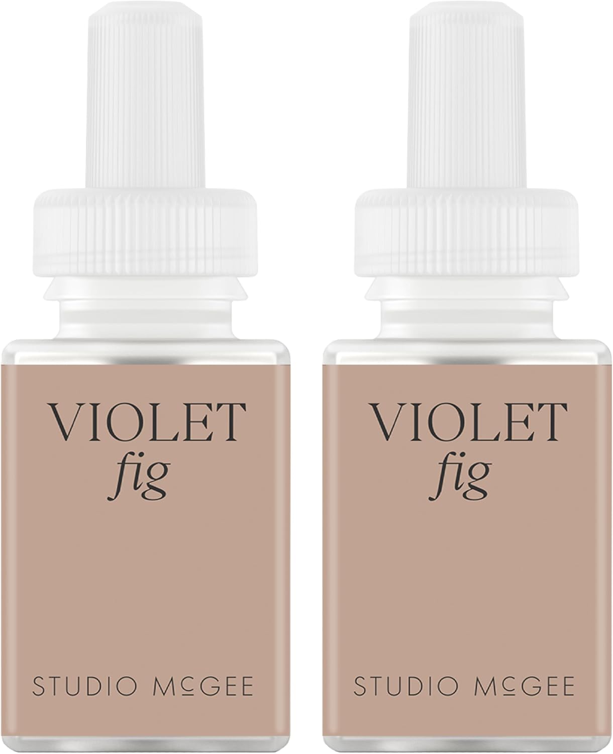 Pura x Studio McGee Home Scent Refill - Smart Air Diffuser - Up to 120-Hours of Luxury Fragrance per Refill - Home Essential - Clean & Safe Diffuser Fragrance - 2 Pack, Violet Fig