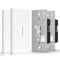 AIDA Digital Toggle Dimmer Switch for Dimmable LED, CFL & Incandescent Bulbs, Single Pole/3-Way, Screwless Wall Plate Included, UL Listed, No Neutral Wire Needed, Matte White (2 Pack)
