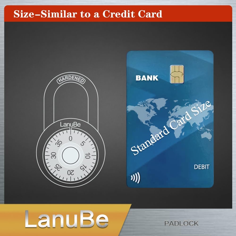 LanuBe Standard Dial Combination Lock, 2 inches. Wide, with Different Combinations, Purple Turnplate, Pack of 12; Lock for School, Employee, Gym Sports Locker, Case, Toolbox