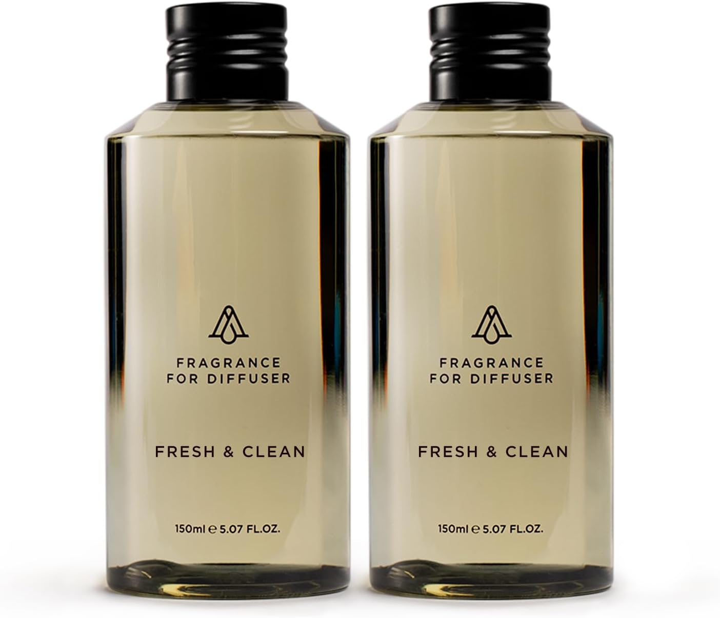 AromaPlan Scents, Clean Smelling Essential Oils, Fresh & Clean 5 Fl Oz (2 Pack)-Fresh Scent Essential Oil for Diffuser, USA Fragrance, Bigger Bottle, Bolder Aroma & Longer Lasting