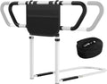 Bed Rails for Elderly Adults Safety - ASTM F3186-17 Certified 400lbs Capacity Adjustable Bed Assist Rail with Non-Slip Handles & Storage Bag, Fits Twin/Full/Queen/King Beds