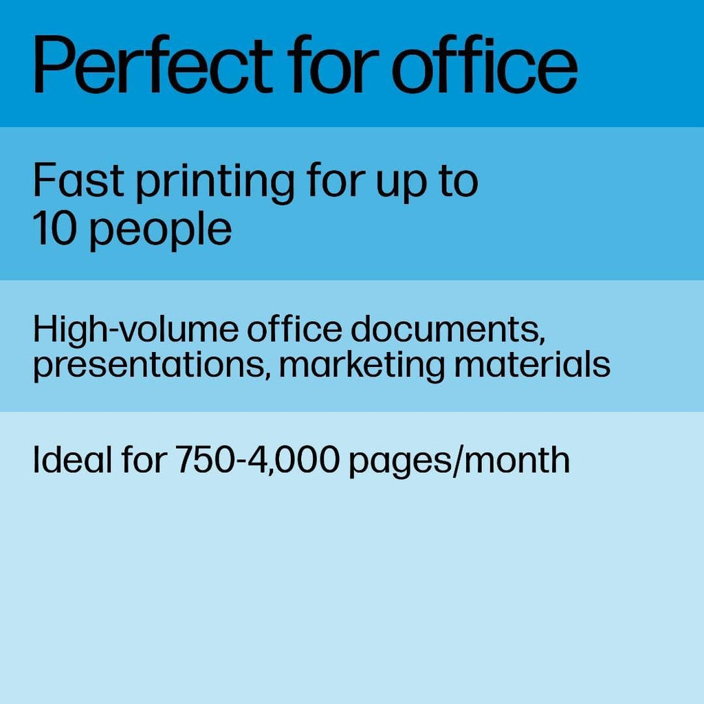 HP Laserjet Pro 4001dw Wireless Black & White Printer, Best-for-Office (2Z601F)