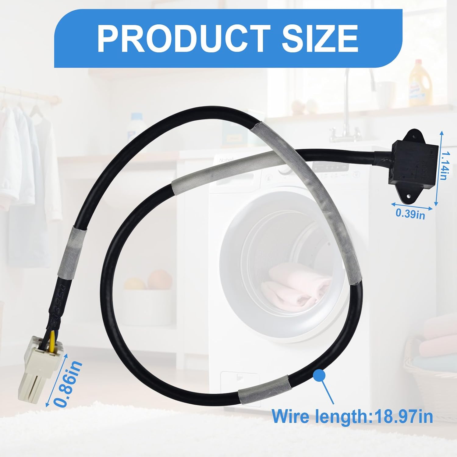 EBD48922810 Washing Machine Balance Sensor Fits for LG Vibration Sensor WM3555HWA/00 WM1455HWA/00 WV10-1410B WV10-1410W WV10-1412B Washer Balance Sensor Switch 3D Sensor CY120