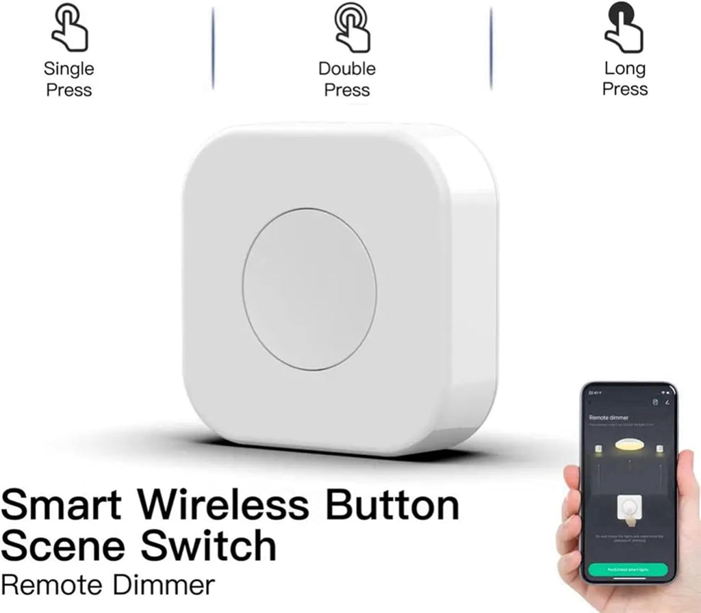4X Tuya Zigbee Button Smart Scene Switch Intelligent Linkage Wireless Switch Automation Work with Smart Life