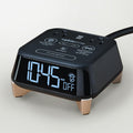 Brandstand CubieTime Zen | Alarm Clock Charger with White Noise and Sunrise Alarm | 2 USB-C Ports | 2 Tamper Resistant Outlets | Night Light