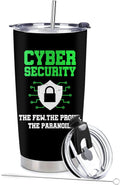 Cybersecurity Gifts for Men - Cyber Security Gifts - Stainless Steel Tumbler 20 Oz