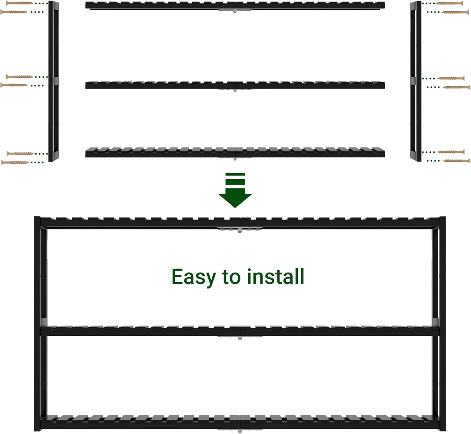 Extra Long Bathroom Organizer Storage Shelves 100% Bamboo Adjustable Height Over The Toilet Storage Floating Shelf for Wall Shower Shelf Can Placed in The Bathroom Kitchen Living Room for Multi Usage